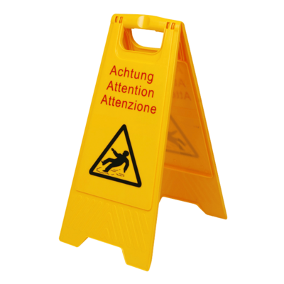 Warnschild Rutschgefahr