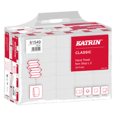 Falthandtuch Classic W-Falz 2-lagig