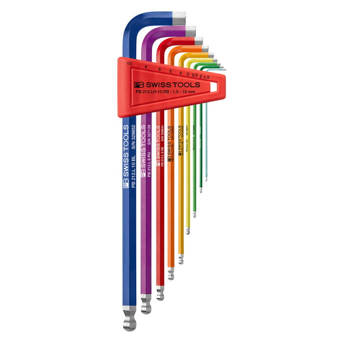 Winkelschraubenzieherset PB 212 bis Gr. 10
