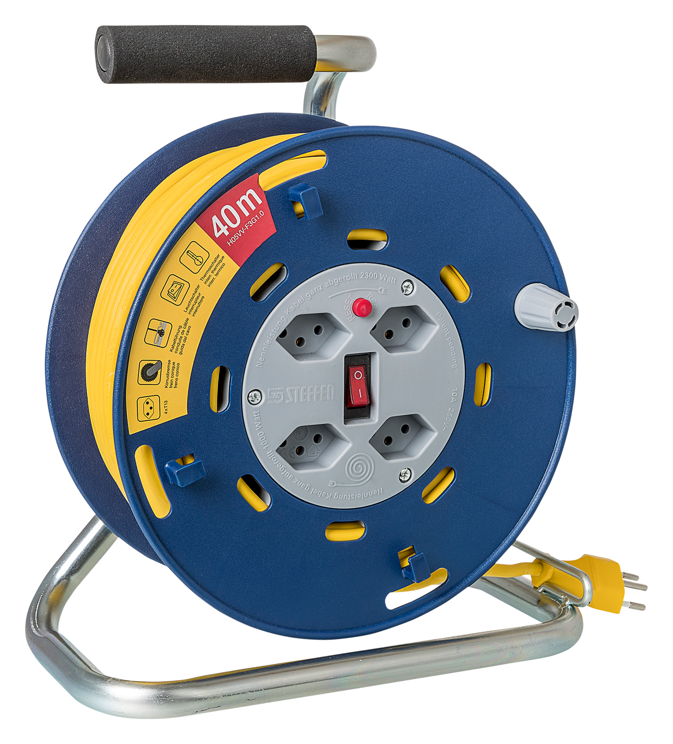 Kabelrolle Stero Loop 4xT13 Td 3x1.0 mm² 40 m Kabelrolle Stero Loop 4xT13 Td 3x1.0 mm² 40 m