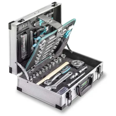 technocraft Alu-Werkzeugkoffer BASIC 92-tlg.