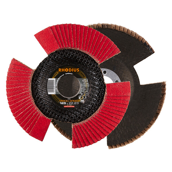 VISION SPEED Lamellenschleifscheibe 125x22,23 K 60 VISION SPEED Lamellenschleifscheibe 125x22,23 K 60