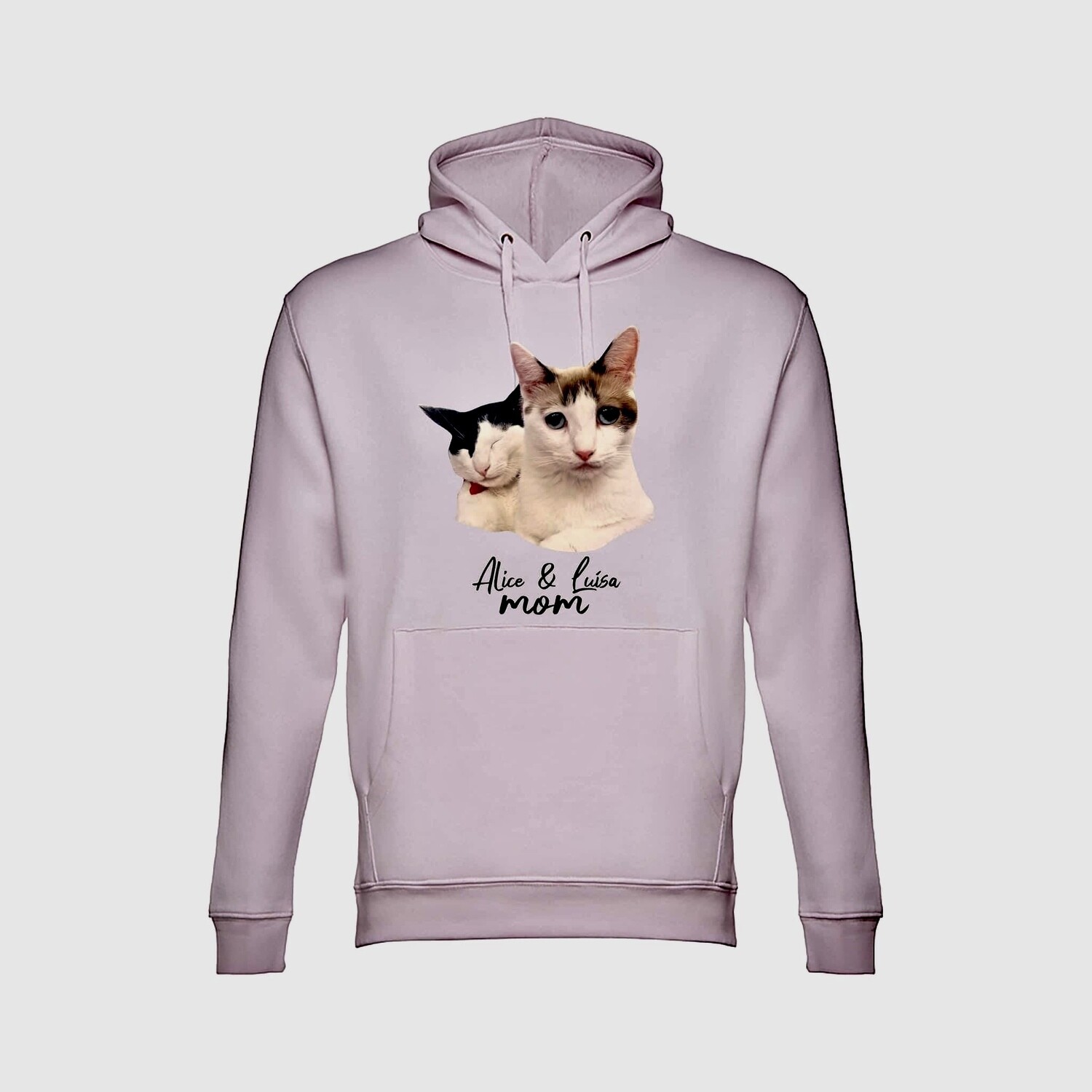 Sweatshirt cardadas UNISSEXO com capuz