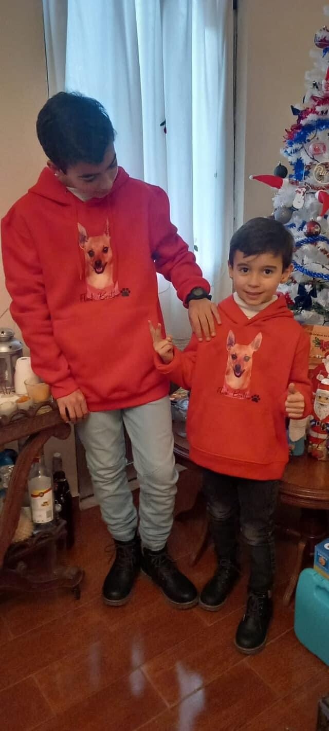 Sweatshirt cardadas UNISSEXO com capuz