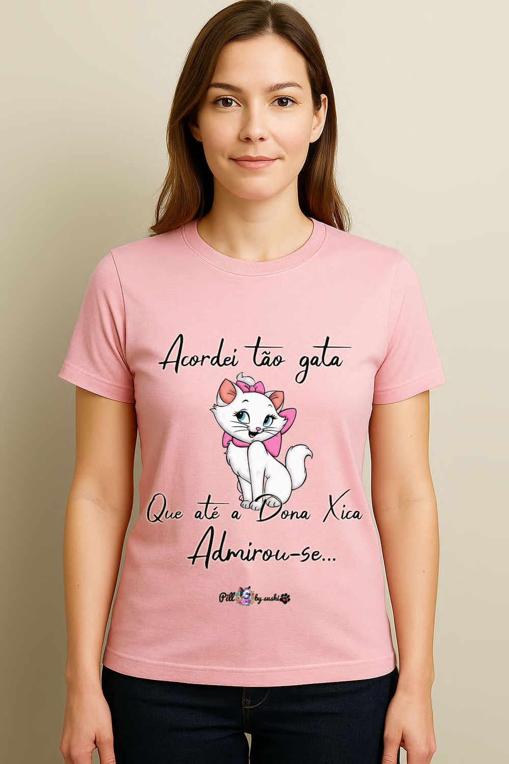 T-shirt com frases