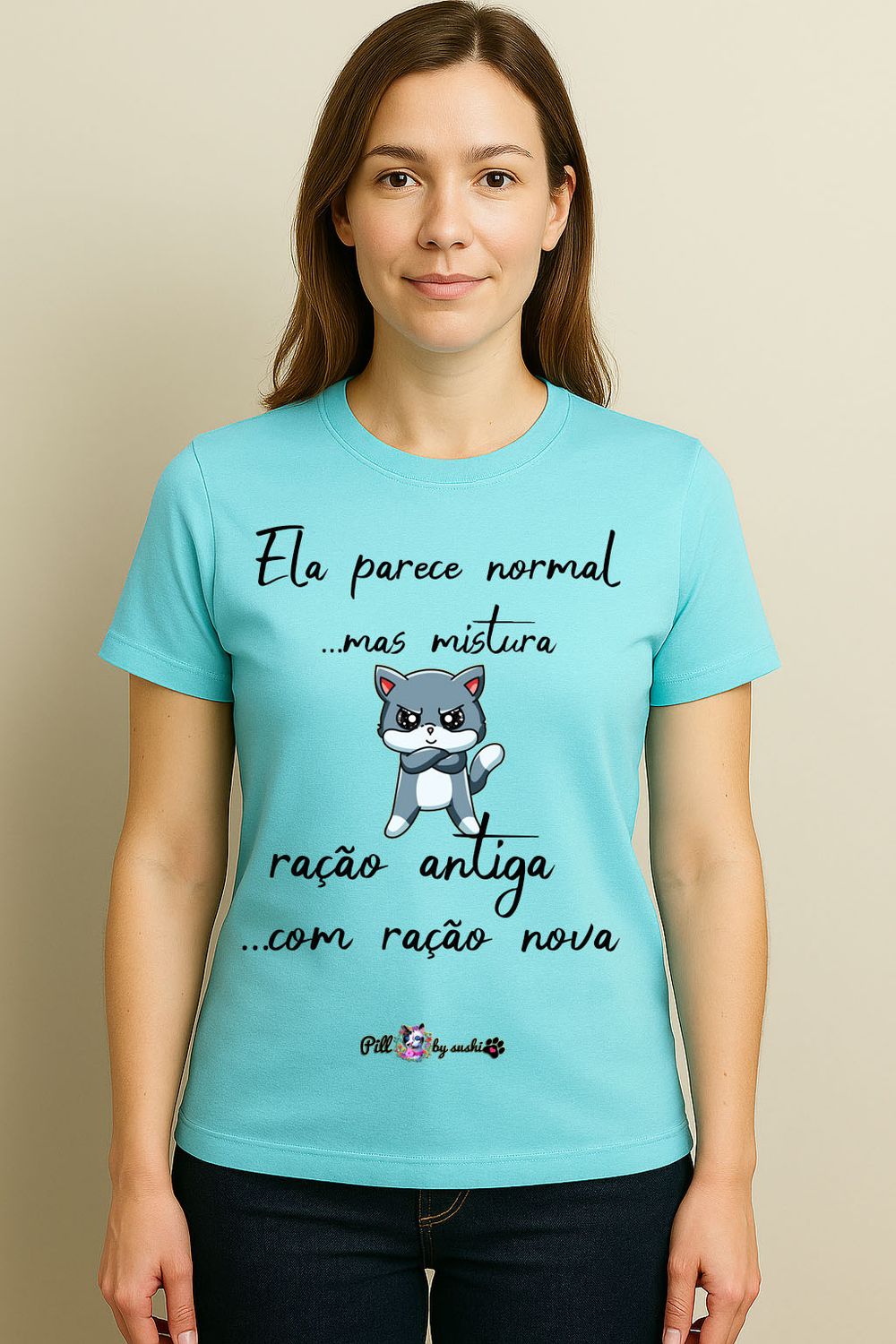 T-shirt com frases