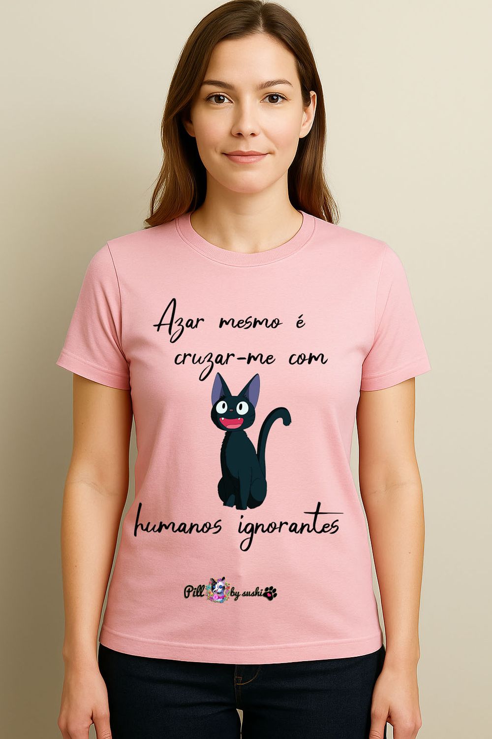 T-shirt com frases