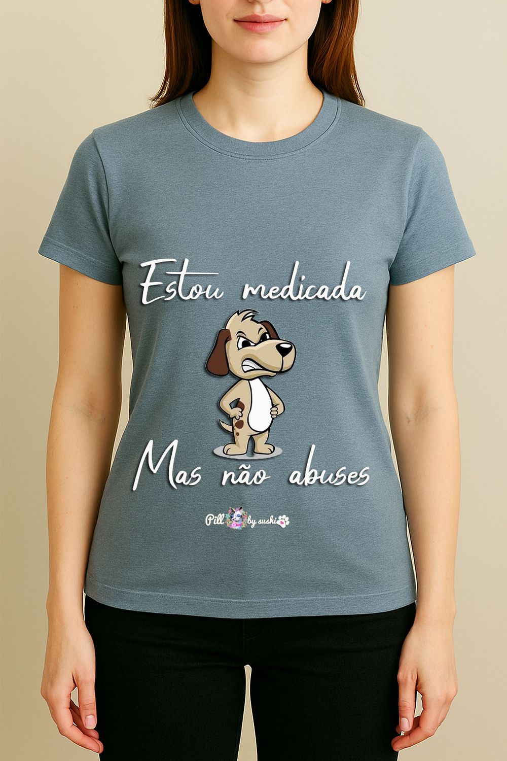 T-shirt com frases