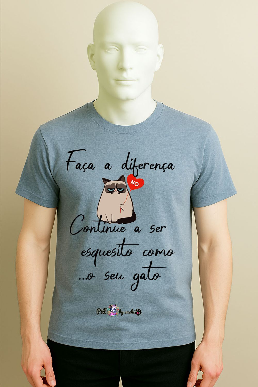 T-shirt com frases