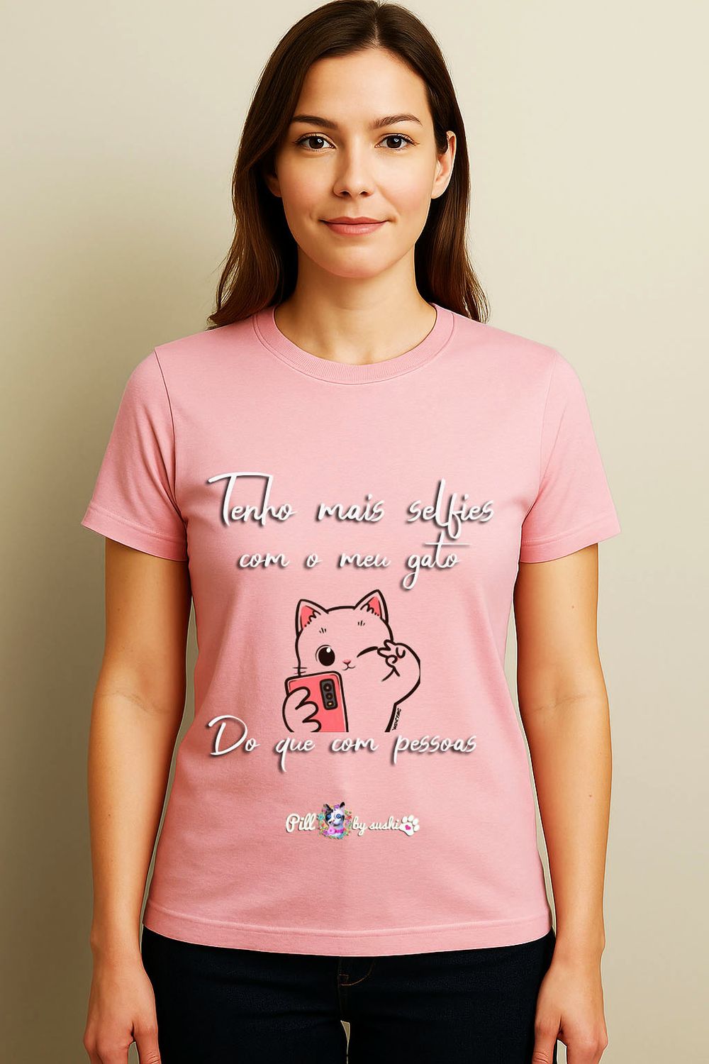 T-shirt com frases