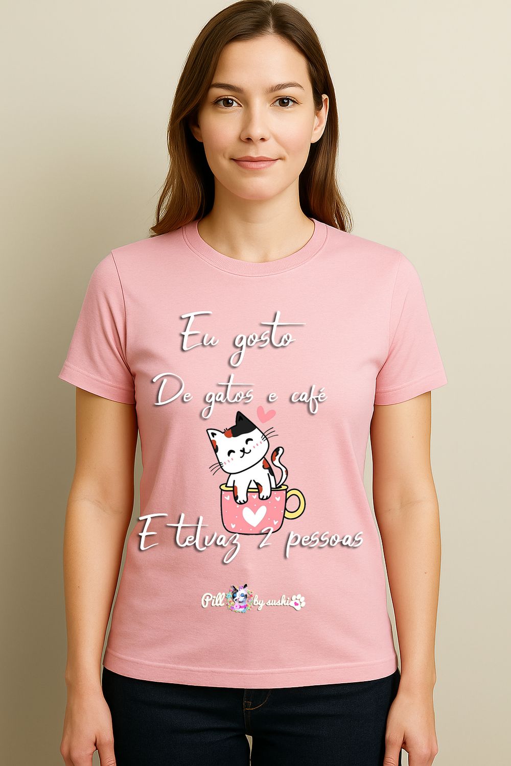 T-shirt com frases