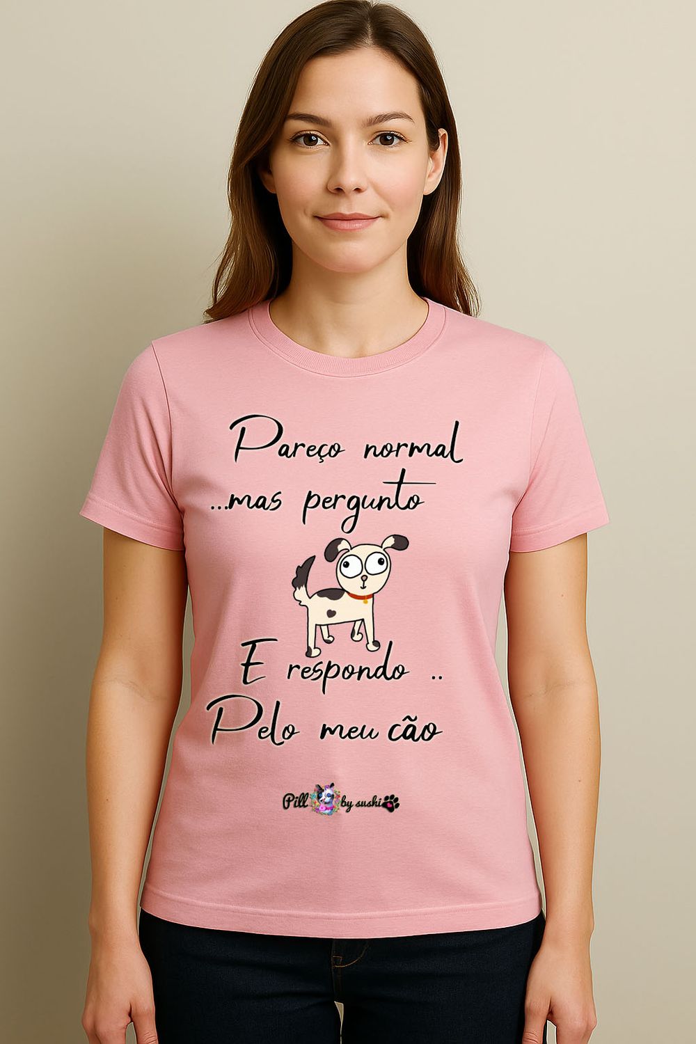T-shirt com frases