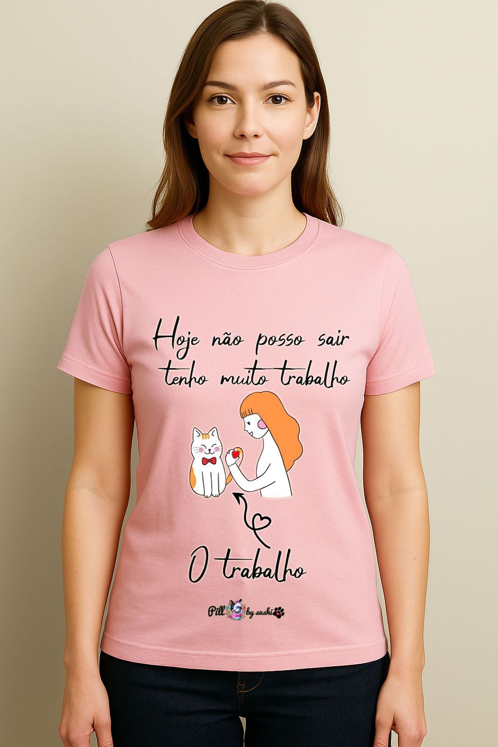 T-shirt com frases