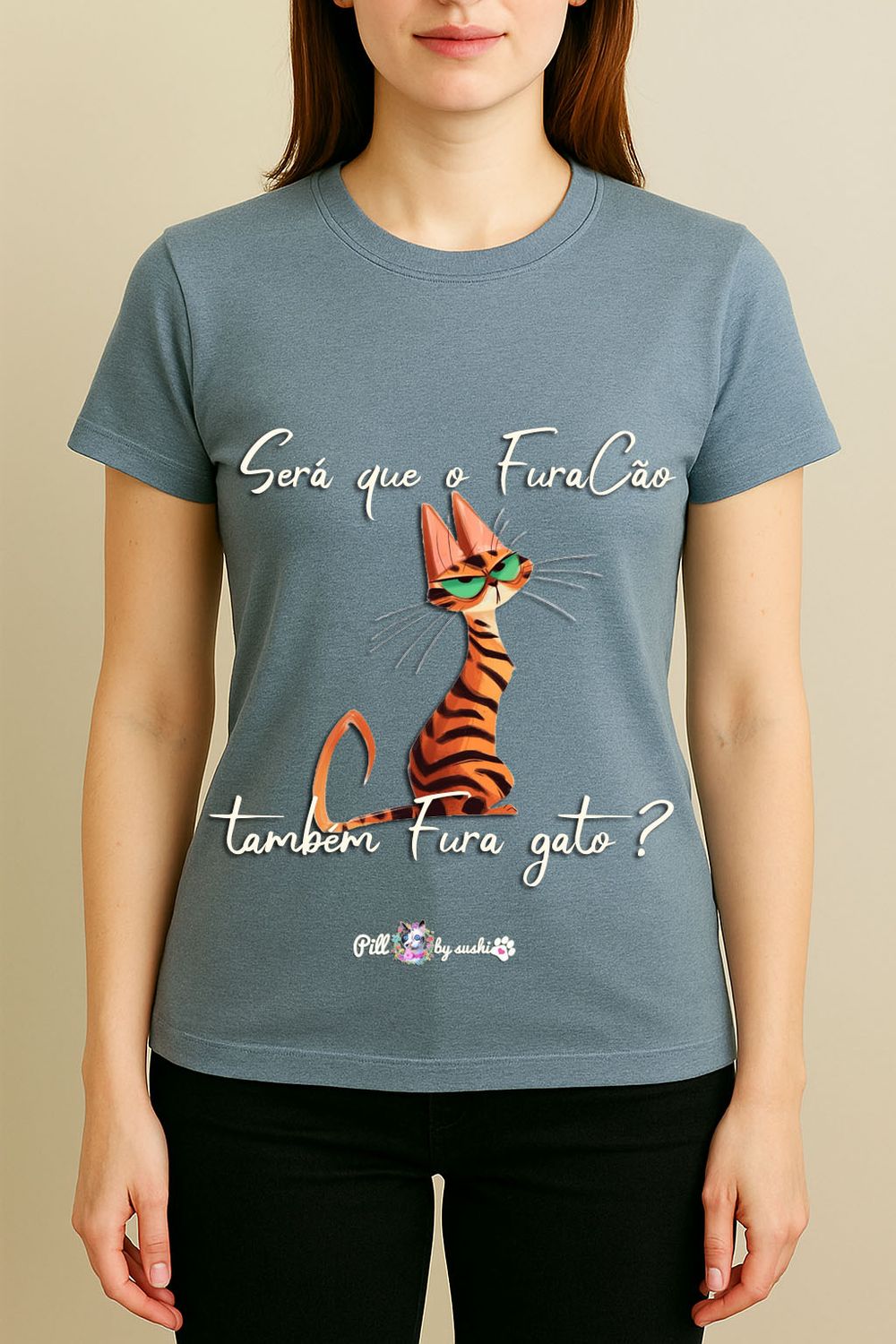 T-shirt com frases