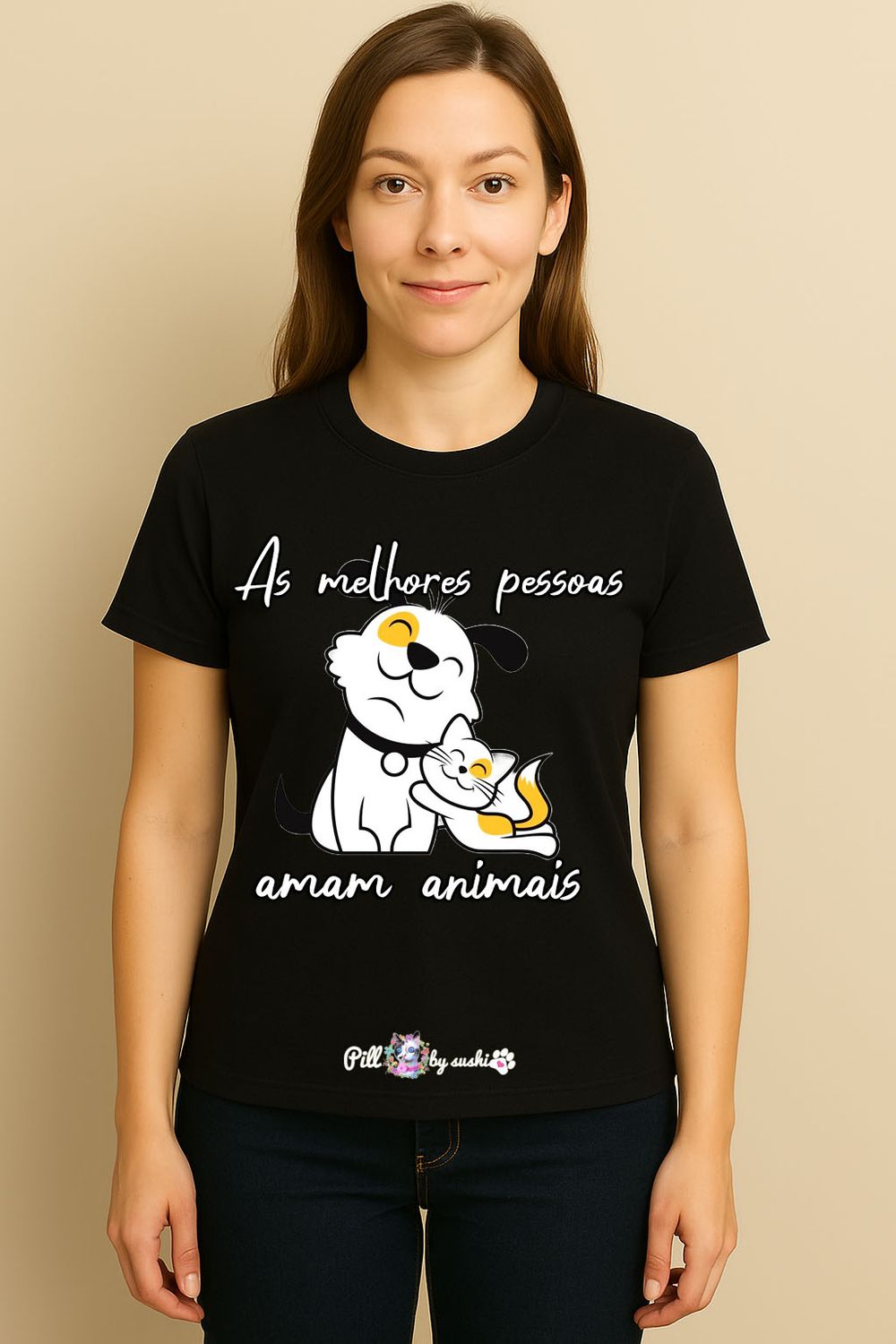 T-shirt com frases