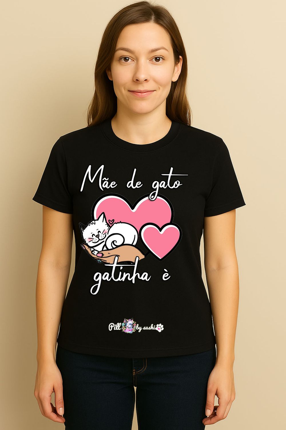 T-shirt com frases