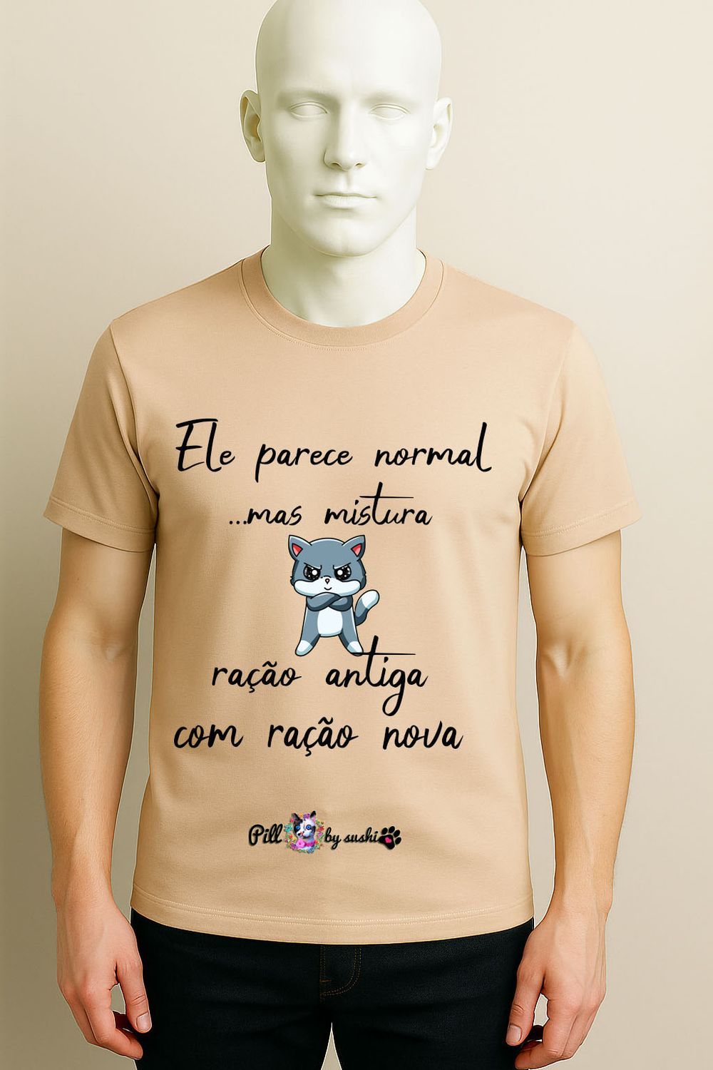 T-shirt com frases
