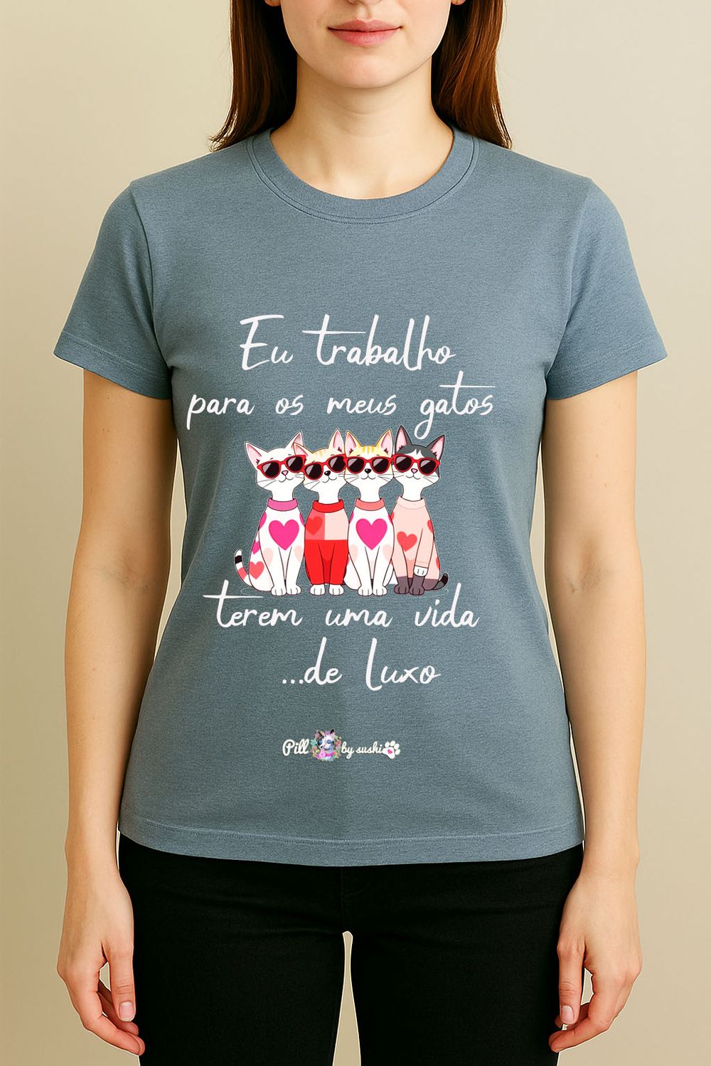 T-shirt com frases