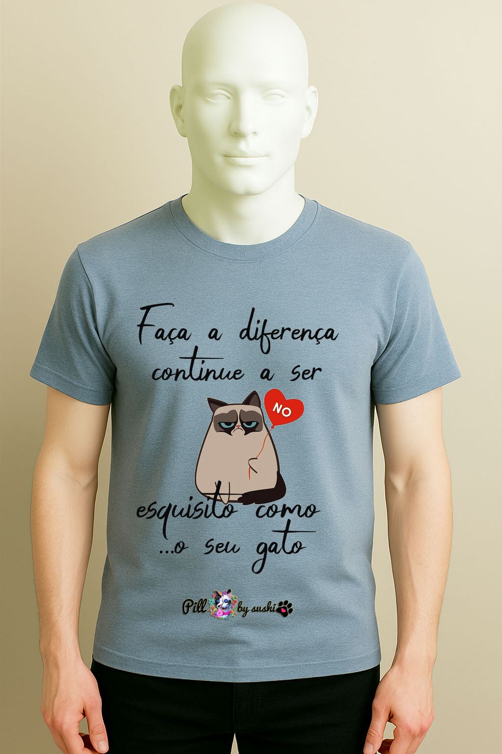 T-shirt com frases