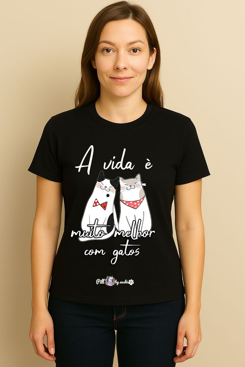 T-shirt com frases