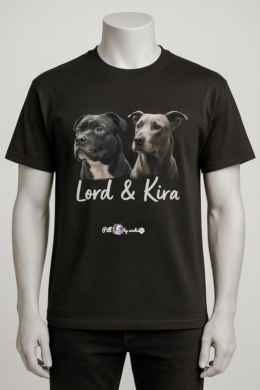 T-shirt animais de estimação personalizados