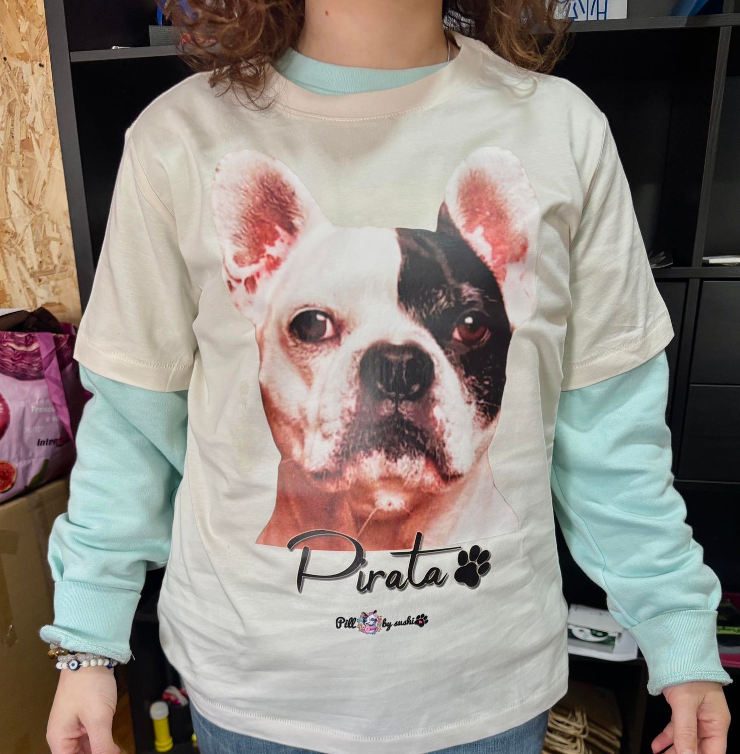 T-shirt animais de estimação personalizados