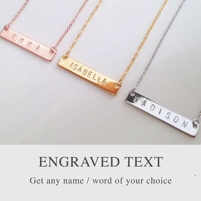Engraved Pendant