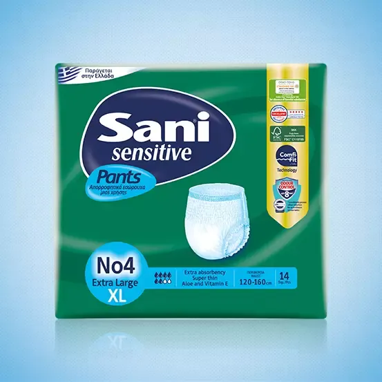 Sani Sensitive pants Extra Large No4 (14 pcs)