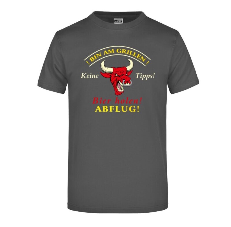 T-Shirt "BIN AM GRILLEN"
