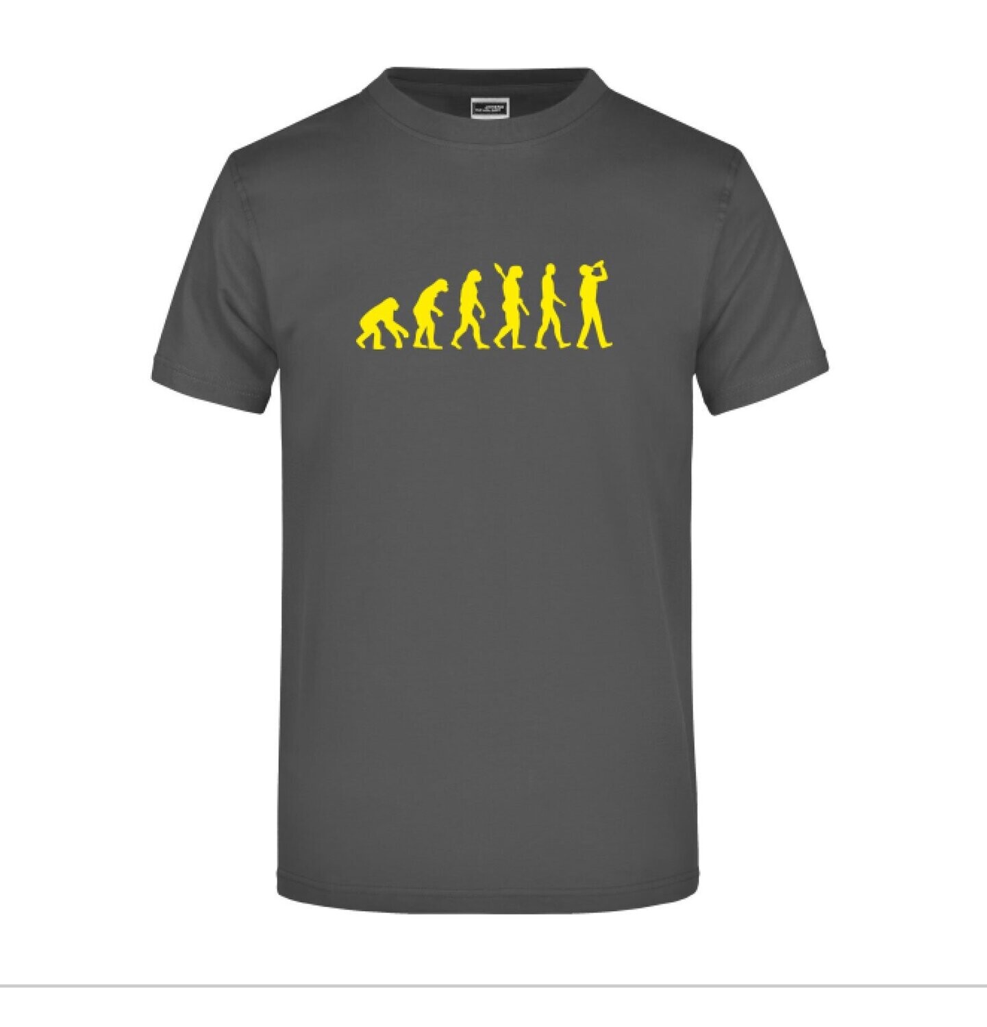T-Shirt "VOM AFFEN", T-Shirt-Farbe: Graphite