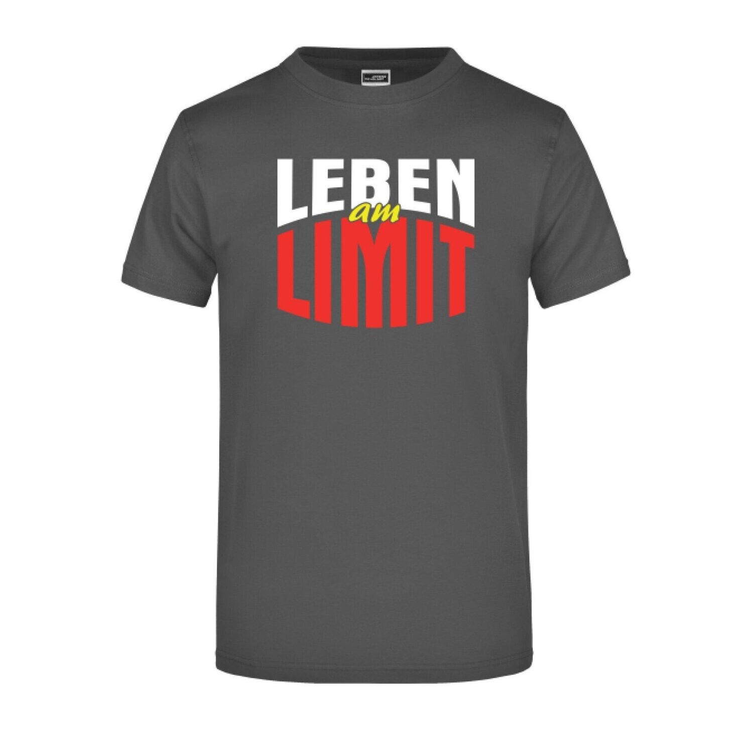T-Shirt "ES ESKALIERT SOWIESO", T-Shirt-Farbe: Graphite