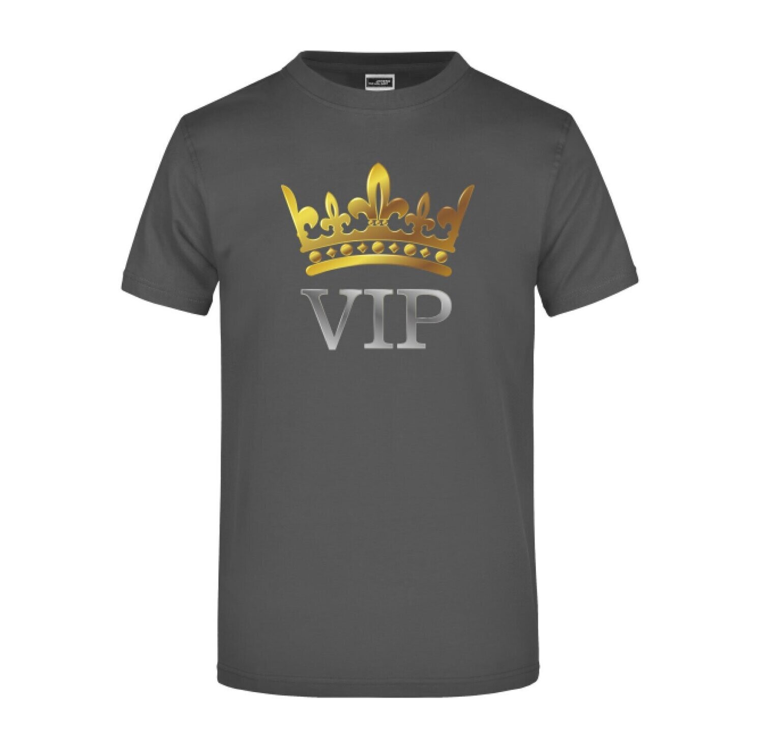 T-Shirt "VIP", T-Shirt-Farbe: Graphite