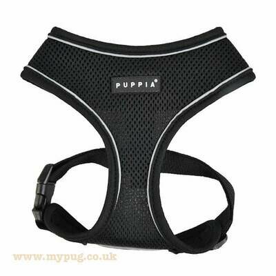 Puppia Soft Mesh Pro Harness Black