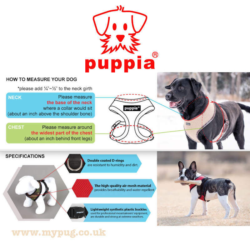how to put on puppia harness