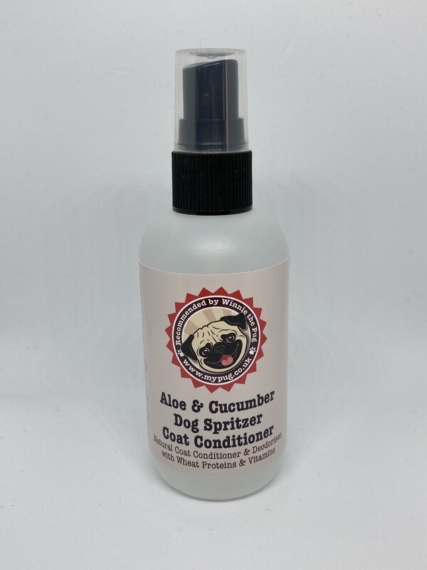 Aloe &amp; Cucumber Dog Spritzer | Natural Deodoriser &amp; Coat Conditioner
