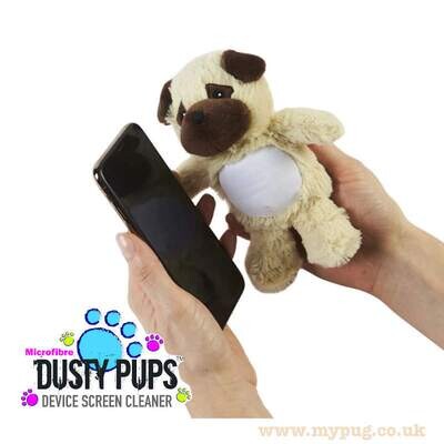 Dusty Pups Pug Device Screen Cleaner