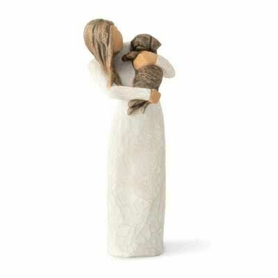ADORABLE YOU (DARK DOG) - H 19 cm -  ART. 28040 - WILLOW TREE