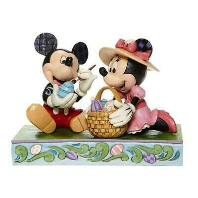Mickey e Minnie con uova di Pasqua - H 11 cm - 6008319