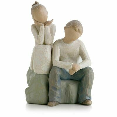 BROTHER & SISTER - H 14 cm - 26187 Willow Tree