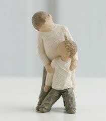 BROTHERS - H 13 cm - 26056 Willow Tree