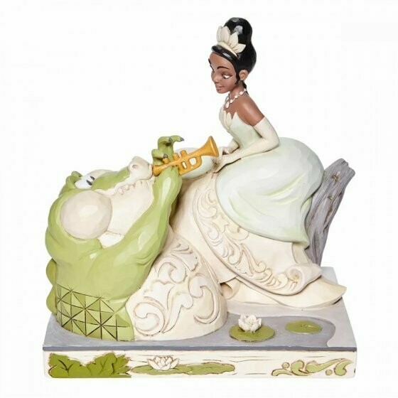 Tiana con abito bianco - H 19 cm - 6008065