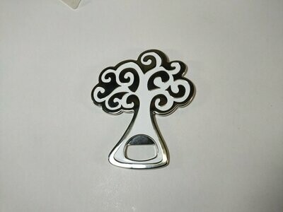 Apribottiglie Calamita Smalto Albero della Vita con Astuccio e Sacchetto  - H 10,5 Cm - TPP/514