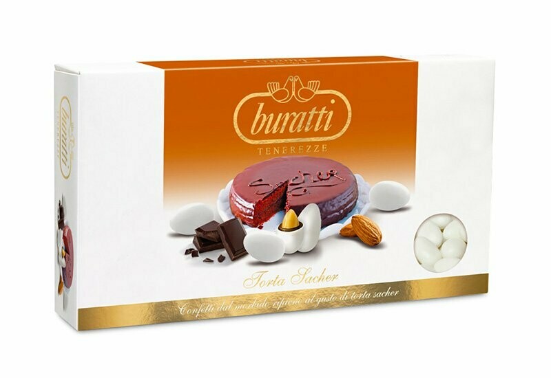 Tenerezze Torta Sacher - 0,50 Kg - Bianco