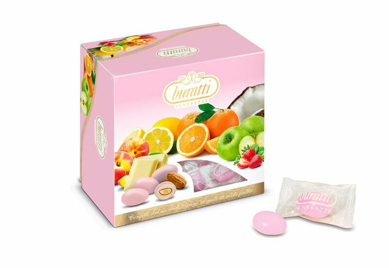 Confezione a Vassoio Misto Frutta - 0,5 Kg - Rosa