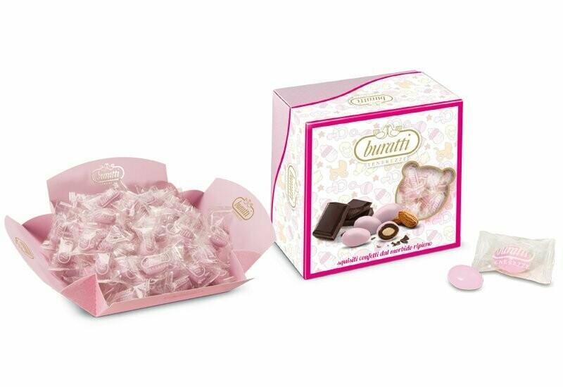 Confezione a Vassoio - 0,5 Kg - Rosa