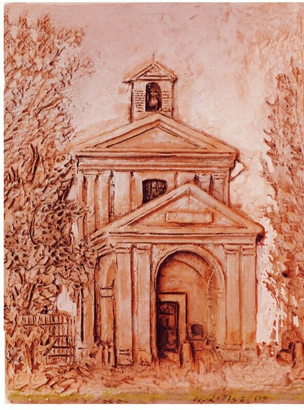 Bassorilievo in Cotto Madonna in Campagna - Busto Arsizio (VA)