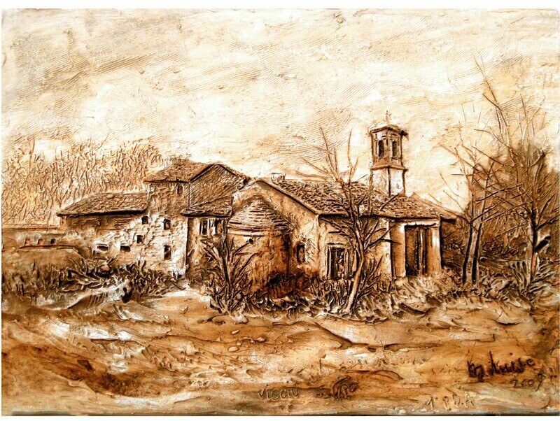 Bassorilievo in Cotto Chiesa S. Siro  - Viggiù (VA)