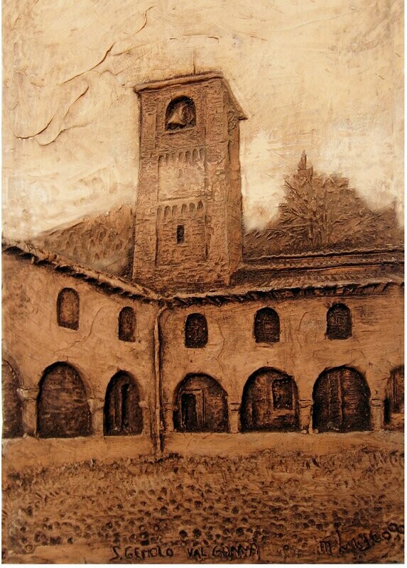 Bassorilievo in Cotto Abbazia S. Gemolo - Ganna (VA)
