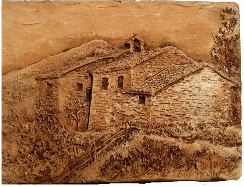 Bassorilievo in Cotto Chiesa S. Maria della Rosa- Clivio (VA)