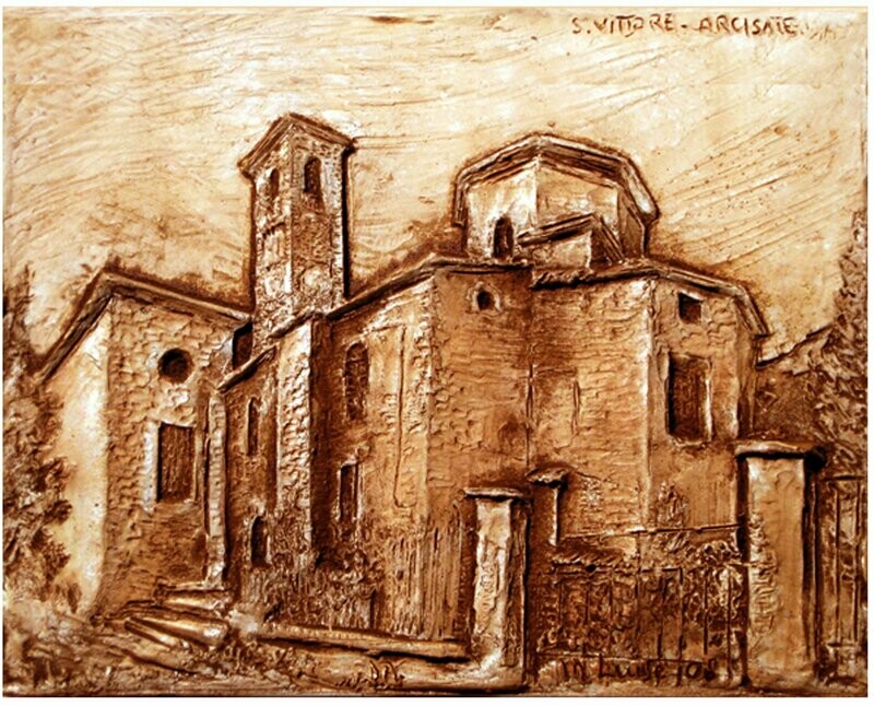 Bassorilievo in Cotto Pieve S. Vittore - Arcisate (VA)